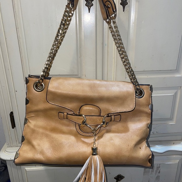 Tan leather purse - Picture 4 of 6